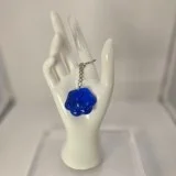 Blue paw keychain