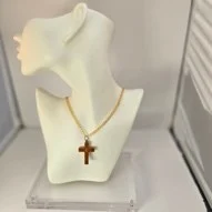 Brown Cross necklace