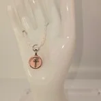 Cross copper bracelet