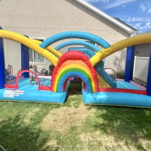 Rainbow Bounce House